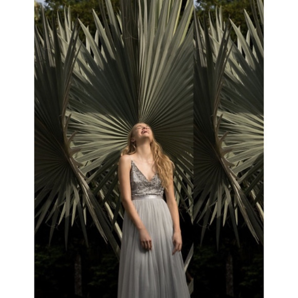 NWT NEW BHLDN ANTHROPOLOGIE AVERY DRESS LAV VIOLET PLUS SZ‎ 22 - Picture 5 of 16